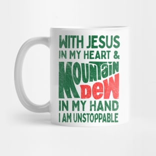 With Jesus In My Heart Mug